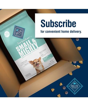 Blue Buffalo True Solutions Small Breed Adult Dry Dog Food - 4 lb | High Energy | Natural Chicken | Small & Mighty - Buy Online on GoSupps.com