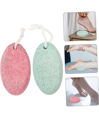 FRCOLOR 2 x Pumice Stone Face Sponge Face Scrubs Foot Scrubs Natural Sponge Body Scrub Pedicure Stone Foot Stones Grinding Dead Skin Remover Springboard - Buy Online on GoSupps.com