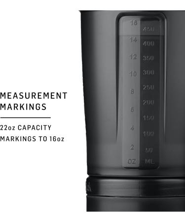BlenderBottle Prostac Pro - 650ml Shaker Bottle with Tablet Organizer & Protein Powder Storage - Black V2 - Buy Online on GoSupps.com