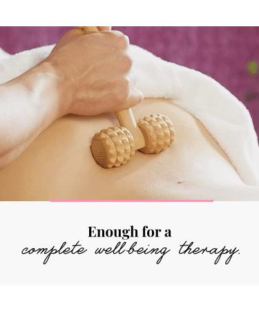 Tuuli T-Shape Wooden Roller Massager for Body and Face - Multi-Functional Facial Massager for Muscle Tension Relief and Skin Health Support - Buy Online on GoSupps.com