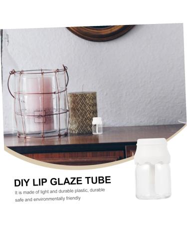 20 pi ces Lot de Tubes L vres Miniatures Transparents avec Bouchon Blanc Contenants Vides pour Gloss Soin L vres et Cosm tiques Pratique pour Voyage et Usage Quotidien - Buy Online on GoSupps.com
