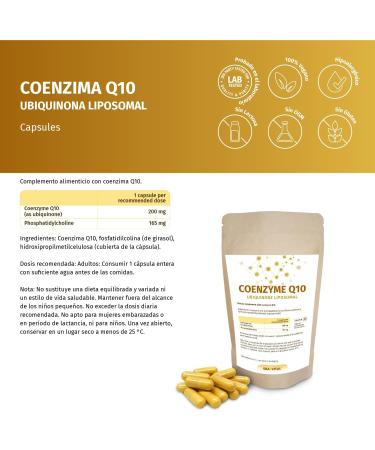  ERASVITAL Coenzyme Q10 Liposomal 200 mg per capsule 180 capsules for 6 months supply - Buy Online on GoSupps.com