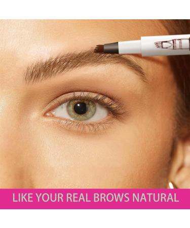3D Magic Microblading Eyebrow Pencil - 2024 NEW Waterproof Brow Pencil with Micro-Fork Tip Upgrade Fine Stroke Eyebrow Pen Makeup Eyebrow Pencil (ALL Color #4PCS) - Buy Online on GoSupps.com