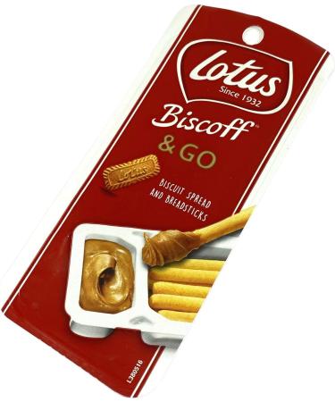 6 x Lotus Biscoff & GO - Dip Breadsticks Crunchy Spread Caramelised Biscuit: - Buy Online on GoSupps.com