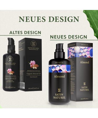 Bio Almond Oil 200ml | 100% Pure Cold-Pressed Vegan Oil for Skin Hair & Aromatherapy - Ideal for Body Care & Massage - Buy Online on GoSupps.com