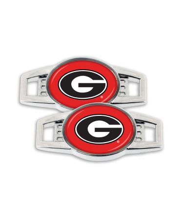 NCAA Shoe Charm, 2-Pack Georgia Bulldogs