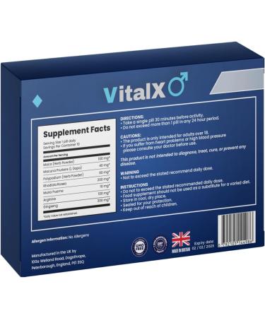 VitalX 10 Tablets - Stronger Power & Performance - Fast-Acting Natural Formula - Buy Online on GoSupps.com