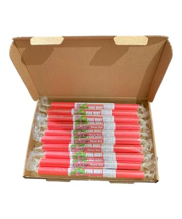 10 X Mint Gift Box Rock Sticks Handmade Traditional Rainbow Classic Sweets Retro Seaside Gift Wholesale Confectionery