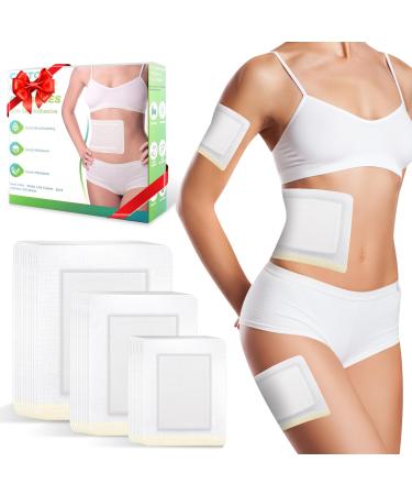 30 PCs castor oil packs disposable Castor Oil Pack Bio castor oil plaster 3 sizes castor oil patches very absorbent and oil-resistant without washing (not included in the scope of delivery)