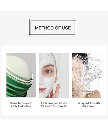 Green Tea Mask Stick for Face - Blackhead Remover & Pore Cleansing with Green Tea Extract - For All Skin Types - Buy Online on GoSupps.com