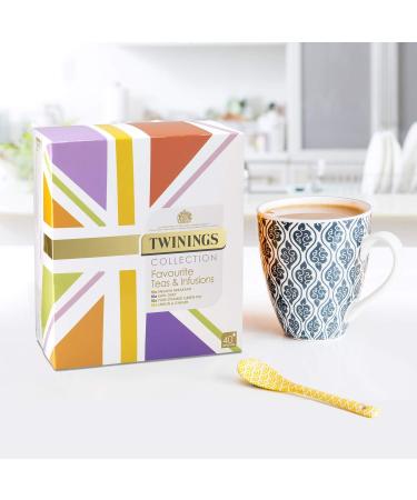 Twinings Favourite Collection Tea & Infusions Box - Best Selection of Favourites Tea & Infusions - Buy Online on GoSupps.com