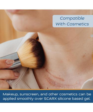Scarx Silicone Scar Gel with Vitamin C - Reduces Hypertrophic Scars & Keloids | Fade Old Scars | 0.5oz Topical Solution for Surgery Burns & Injuries - Buy Internationally - Buy Online on GoSupps.com