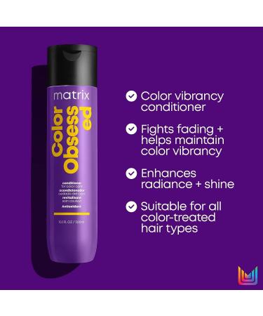 Matrix Color Obsessed Antioxidant Conditioner 33.8 Fl Oz (Pack of 1) | Prevents Fading, Enhances Hair Color | For Color Treated Hair, Sulfate-Free, Cruelty Free | Salon Quality - Buy Online on GoSupps.com