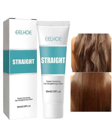 Straightening Cream Hair Gloss Hair Cream For Women Hair Protein Straightening Cream Hair Straightening Treatment Fast Smoothing Hair Straightener Cream Permanent Hair Straightening