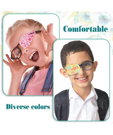 Eye Patches for Glasses - 10 Pcs Colorful Light Blocking Reusable Designs for Lazy Eye & Amblyopia - Buy Online on GoSupps.com