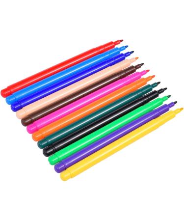 Edible Markers Edible Markers for Cookies Food Coloring Pens 12 Brush Coloring for Drawing Biscuits Cake Decorating Easter Eggs Writing - Buy Online on GoSupps.com