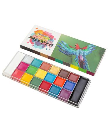 Professional Face Painting Kit - 20 Colors Oil Paint Set for Masquerade & Festivals - Body & Face Paint Supplies - Buy Online on GoSupps.com