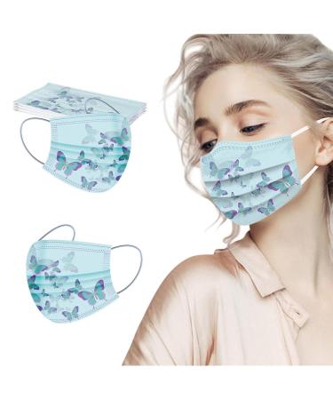 3 Ply Disposable_Face_Mask with Halloween Cute Pattern Design Comfortable Covers Suitable For Adults Outdoor Use Protection