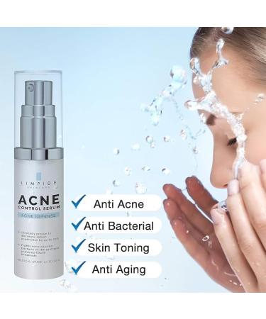 LIMPIDE Face & Body Acne Spot Treatment - 5% Benzoyl Peroxide - Medical Grade Dermatologist-Tested - Fights Stubborn Acne - Buy Online on GoSupps.com