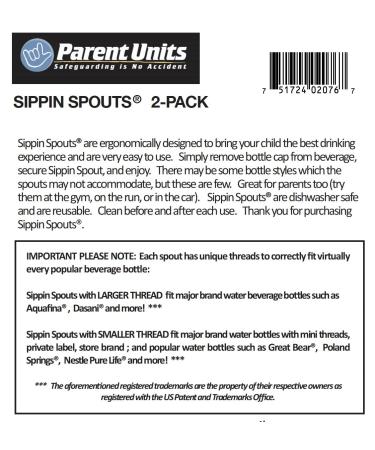 Parent Units Sippin' Spout - 2 Count Pack, Varying Colors - Buy Online on GoSupps.com