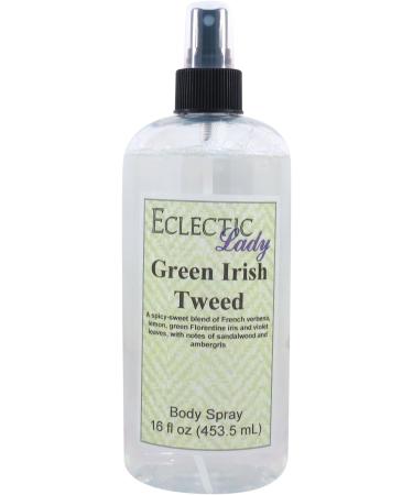 Green Irish Tweed Body Spray 16 ounces Body Mist for Women with Clean Light & Gentle Fragrance Long Lasting Perfume with Comforting Scent for Men & Women Cologne with Soft Subtle Aroma For Daily 16 Fluid Ounces