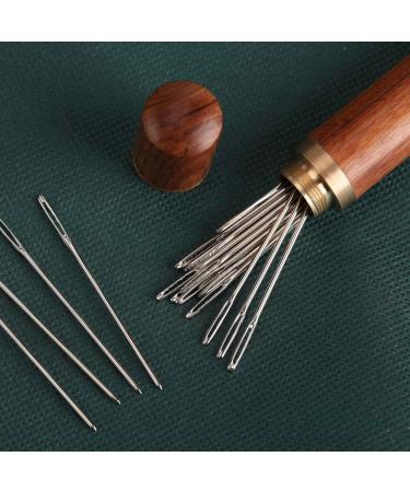 20-Piece Leather Big Eye Needles Set with Sewing Needle Case - Large Eye, Blunt Needles for Leathercraft - Buy Online on GoSupps.com