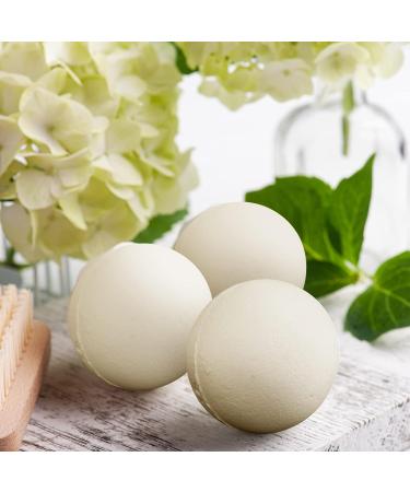 Organic Bath Bombs Set with Essential Oils - Vegan & Dye-Free Spa Experience, Set of 6 - Buy Online on GoSupps.com
