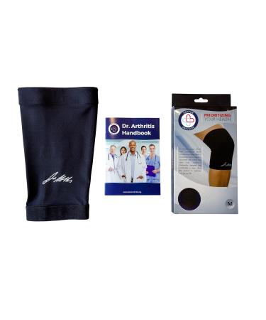 Doctor Developed Copper Knee Brace & Knee Compression Sleeve AND DOCTOR WRITTEN HANDBOOK GUARANTEED relief for Arthritis Tendonitis Injury recovery Knee support Running & Weightlifting (X-Large) Knee Brace - XL - Buy Online on GoSupps.com