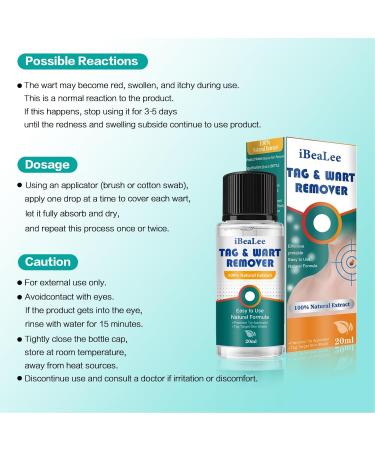 Maximum Strength Wart Remover Liquid - Fast Plantar & Common Wart Treatment | Safe & Natural Formula (20ml - Buy Online on GoSupps.com