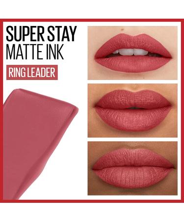 Maybelline Super Stay Matte Ink Liquid Lipstick - Ringleader Mauve Pink - 16H Wear - 0.17 Fl Oz - Buy Online on GoSupps.com