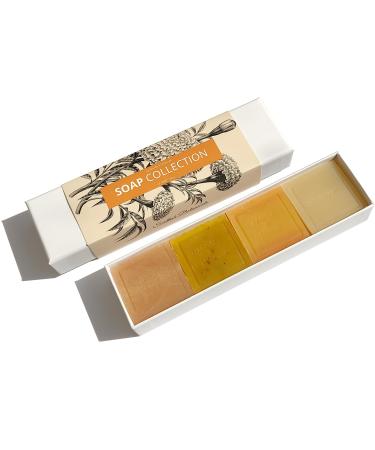 Soap collection Handmade in Scotland Cold Process natural face bar soap With Premium Essential Oils All Skin Rose Geranium soap Marigold & Meadowsweet soap Myrtle & Lemon soap Rosemary soap