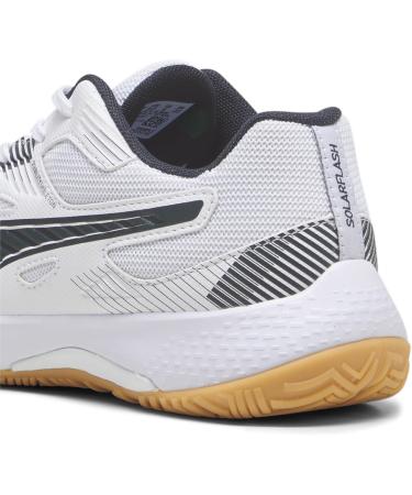 PUMA Unisex Kids Solarflash Jr II Indoor Trainers - 34 EU - Puma White/Nitro Blue/Shadow Gray - International Shipping Available - Buy Online on GoSupps.com