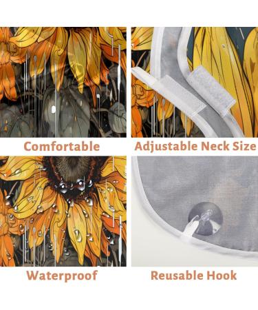 Rainy Day Sunflower Beard Bib Apron | Beard Hair Catcher for Men | Perfect Father's Day & Christmas Gift for Dad & Husband - Buy Online on GoSupps.com