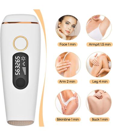 GeRRiT Unlimited Flash Laser Hair Removal - Mild & Painless for Face Legs Armpits & Bikini Area | International Shipping - Buy Online on GoSupps.com