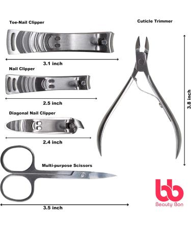 manicure set 10/12 (black) - Buy Online on GoSupps.com