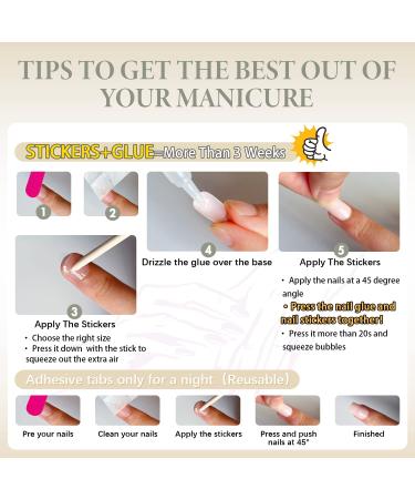 KXAMELIE Milky White Glossy Fake Nails Set - 24PCS Medium Length Square Press On Nails for Women and Girls - Solid Color Stick On Nails for Daily Wear - Buy Online on GoSupps.com