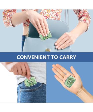 Portable 2-Compartment Pill Box | Decorative Metal Vitamin Organizer - Unique Gift for Travel & Wellness - Buy Online on GoSupps.com
