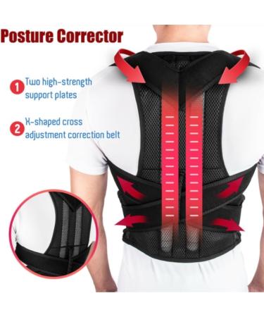 Back Brace Lumbar Support Full Back Support Belt Posture Corrector Waist Support Lower Back Brace Breathable Waist Belt(3X-Large) XXX-Large Black - Buy Online on GoSupps.com