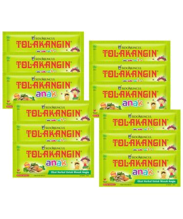 Tolak Angin Anak 12 sachets de 10 ml Boisson base de miel et d herbes Bien- tre naturel pour enfants Produit indon sien original