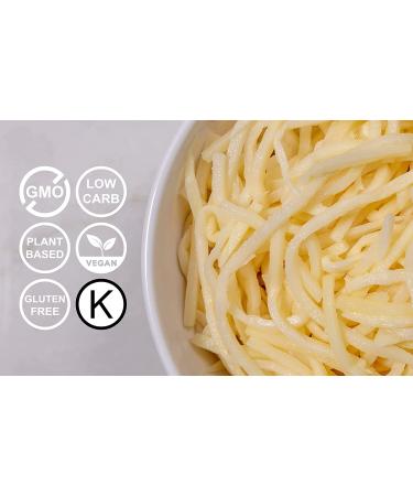 Kitchen & Love Hearts of Palm Linguine: Low Carb, Low Calorie, Plant Based, Non GMO, Gluten Free Pasta Alternative - Vegan, Easy to Prepare, Quick Meal - 8 Oz (Pack of 3) - Buy Online on GoSupps.com