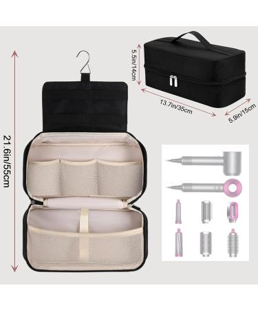 Hair Dryer Travel Bag Shaark Flex Style Hair Case Airwraap Travel Case Waterproof Double-Layer Organizer Portable Hair Air Wrap Dryer Case Double-Layer Travel Carrying Case - Buy Online on GoSupps.com