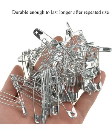 HAHIYO 55mm Stainless Steel Safety Pins - 150 PCS for Sock Towel Bed Sheet - Durable & Reusable Diaper Pins - Buy Online on GoSupps.com