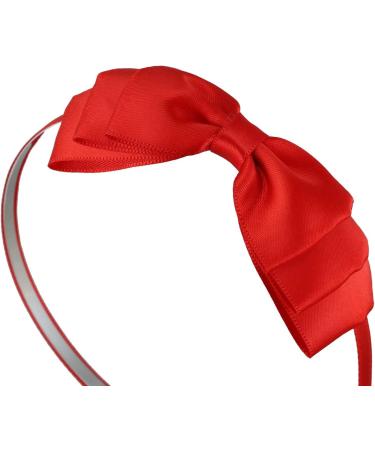 Bow Hairband Soft Elastic Bowknot Headband Hair Accessories For Children Adults Red - Buy Online on GoSupps.com