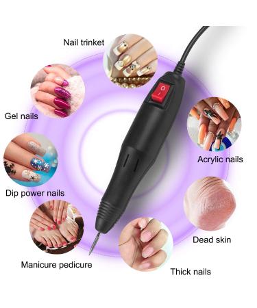 Buy Nail Miller Electrical File Set - Adjustable 2000U/min Manicure Tool for Acrylic & Gel Nails - International Shipping - Buy Online on GoSupps.com