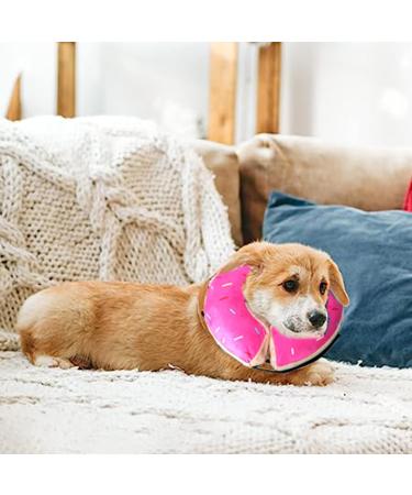 YQkangzhu Inflatable Dog Collar Pet Neck Donut Cone Collar Soft Protective Recovery Collar for Dogs and Cats Anti Licking Cones for Pet Injured Surgery Adjustable E Collar Does not Block Vision(M) - Buy Online on GoSupps.com