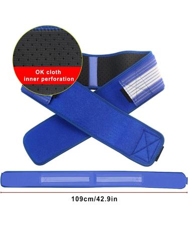 PW Tools Pelvic Belt | Iliosacral Hip Pain Relief | Anti-Slip SI Joint Support | Blue - Buy Online on GoSupps.com