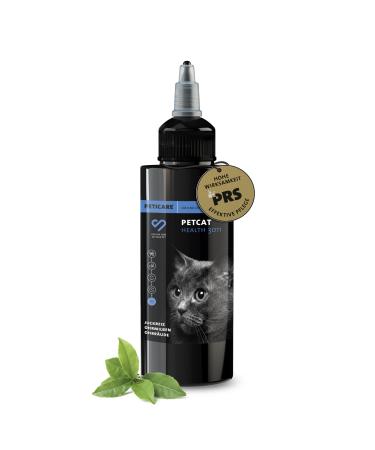 Peticare anti-parasites means for cat ears |Against ear mites mushrooms |relieves itching & promotes regeneration process |Unique PRS system for long effects - PETCAT Health 3011 50 ml - Buy Online on GoSupps.com