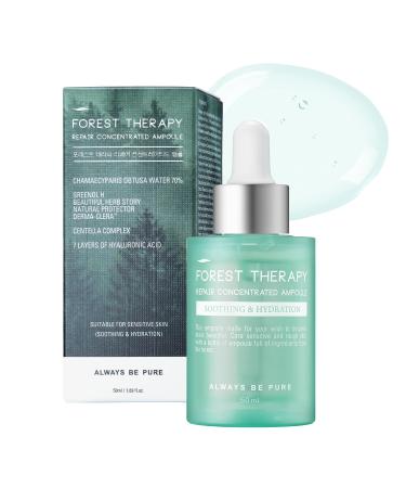 Hydrating Korean Serum with Centella Asiatica & Hyaluronic Acid Serum | Barrier Repair Ampoule for Sensitive & Acne-Prone Skin Lightweight Facial Serum 1.69oz(50ml)