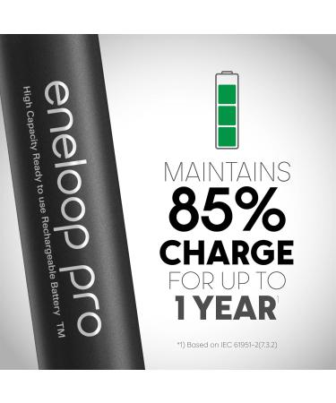 Buy Panasonic K-KJ55KHC4BA Quick Battery Charger & eneloop pro 4AA Batteries | International Shipping Available - Buy Online on GoSupps.com