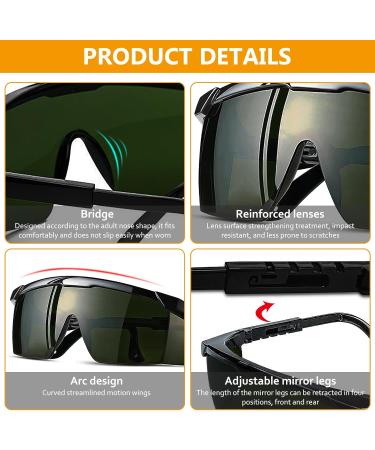 Sunoya Laser Protection Glasses | IPL & UV Safety Glasses | Eye Protection for Hair Removal | Includes Protective Box & Towels - Buy Online on GoSupps.com